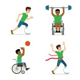 sport activity for people with disability.