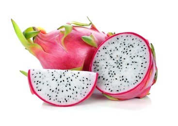 dragon fruit isolated on white background