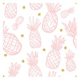 seamless pattern with  pineapple. vintage pineapple seamless for your business. pineapple seamless pattern.vector seamless pattern with pineapples. rose quartz modern color. gold texture. pink pattern