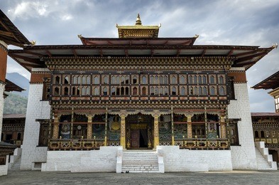 tashichho dzong, thimphu, bhutan - the most respectful dzong in thimphu