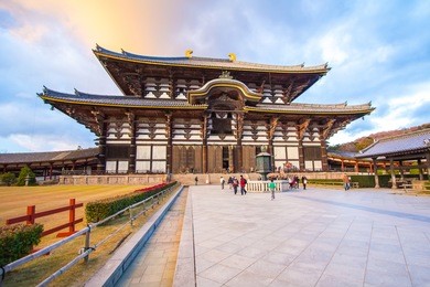 todai-ji temple in nara, japan.