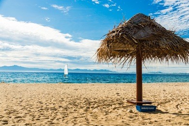 perfect beach scene on one of fiji's uncountable islands