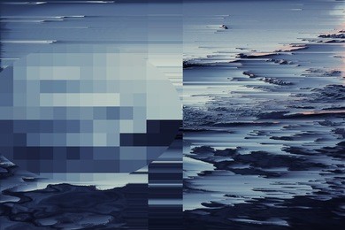 digital glitch background