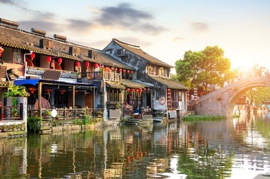 xitang ancient town , xitang is first batch of chinese historical and cultural town, located in zhejiang province, china.