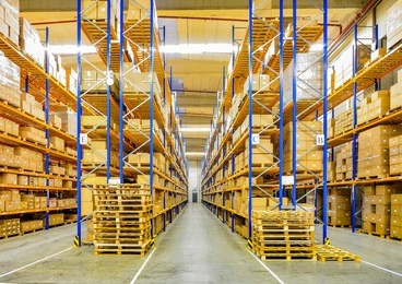 interior of warehouse