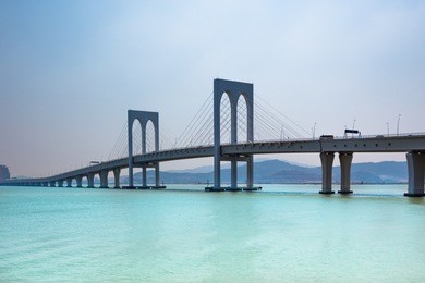 sai van bridge is a cable-stayed bridge in macau