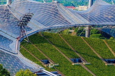 the olympic stadium in munich in germany