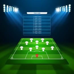 soccer field, vector