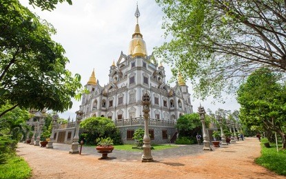 buu long pagoda at district 9, ho chi minh city, vietnam