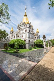 buu long pagoda at district 9, ho chi minh city, vietnam