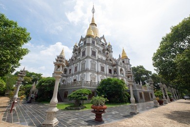 buu long pagoda at district 9, ho chi minh city, vietnam