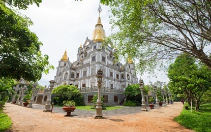 buu long pagoda at district 9, ho chi minh city, vietnam