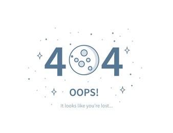 design 404 error. vector concept illustration for page 404. page is lost and not found message. template for web page with 404 error. modern line design.