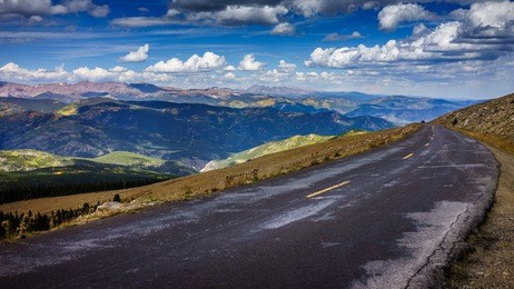 mount evans highway the highest paved road in the united states.