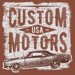 t-shirt typography design, retro car vector, printing graphics, typographic vector illustration, vintage car graphic design for label or t-shirt print, badge, applique.