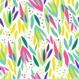vector fresh pattern of tropical leaves in lovely style.