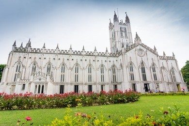 st. paul's cathedral - kolkata, india