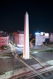 the obelisk of buenos aires, centre of the city - argentina