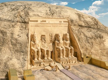 great temple of abu simbel in egypt
computer generated 3d illustration