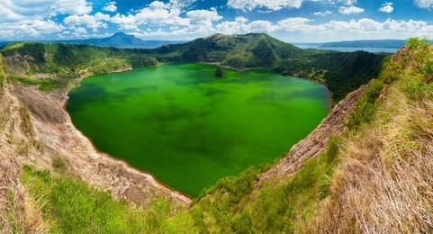 taal - the smallest in the world volcano, manila, philippines