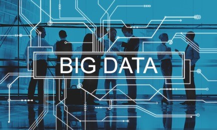 big data storage network online server concept