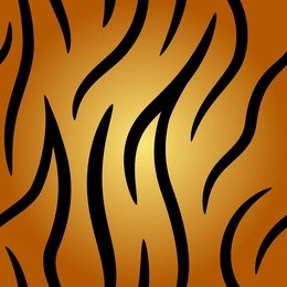 seamless tiger fell vector pattern.