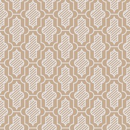 seamless beige vintage moroccan pattern vector
