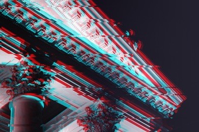 glitch effect.