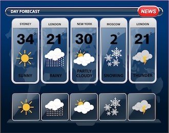 vector weather reporter