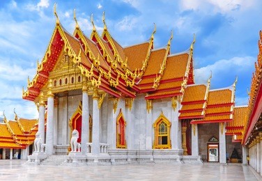 wat benjamabophit (marble temple) in bangkok, thailand