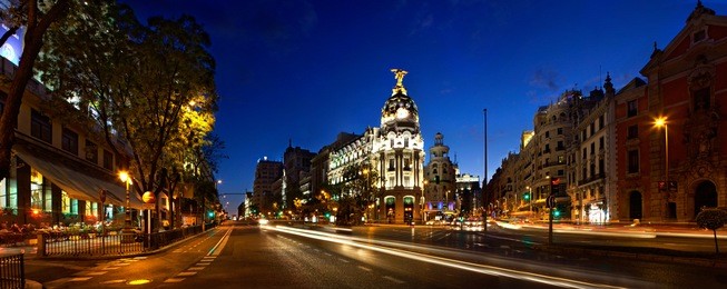 'classic madrid view'