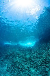underwater sunlights