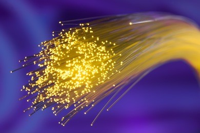 fiber optical picture with details and light effects