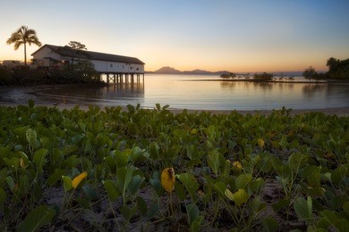 old sugar wharf in port douglas, australia