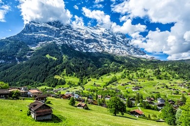 grindelwald landscape, switzerland.