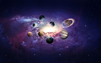 galaxy in space, beauty of universe, black hole. elements furnished by nasa