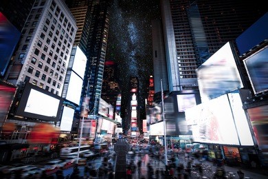 times square manhattan new york all the ads deleted us