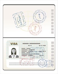 visa stamp passport