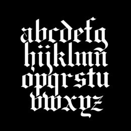 blackletter calligraphy font