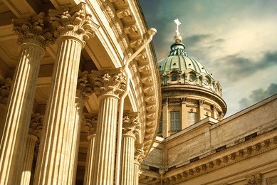 kazan cathedral, st. petersburg, russia 