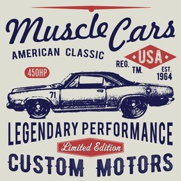 t-shirt typography design, retro car , printing graphics, typographic illustration, vintage car graphic design for label or t-shirt print, badge, applique.