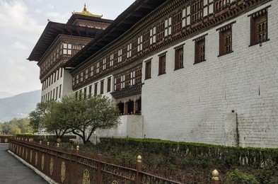 tashichho dzong, thimphu, bhutan - the most respectful dzong in thimphu