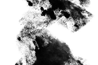 abstract background. chinese ink. black stain on watercolor paper.