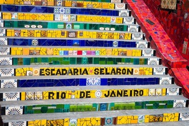 selaron stairs in rio de janeiro - brazil