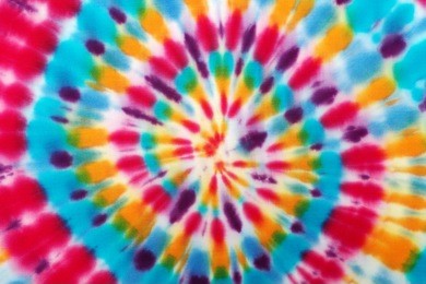 blur fabric tie dye bright colors texture background.