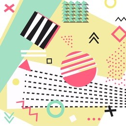 abstract background.memphis style.cool modern illustration.