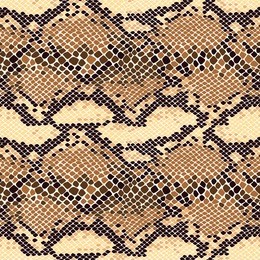 snake skin seamless vector pattern. reptile seamless texture. animal print.