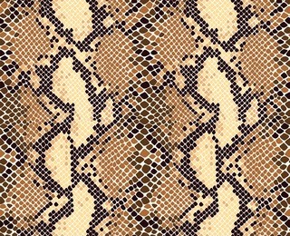 snake skin seamless vector pattern. reptile seamless texture. animal print.