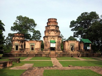 "prasat kravan" in cambodia / northern cambodia's small, quiet temple