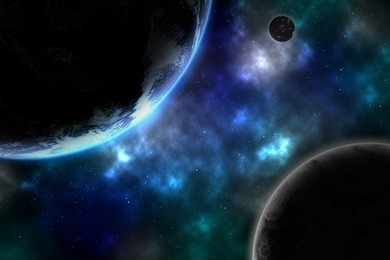 earth and galaxy. element of this image furnished by nasa.